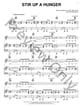 Stir Up a Hunger piano sheet music cover